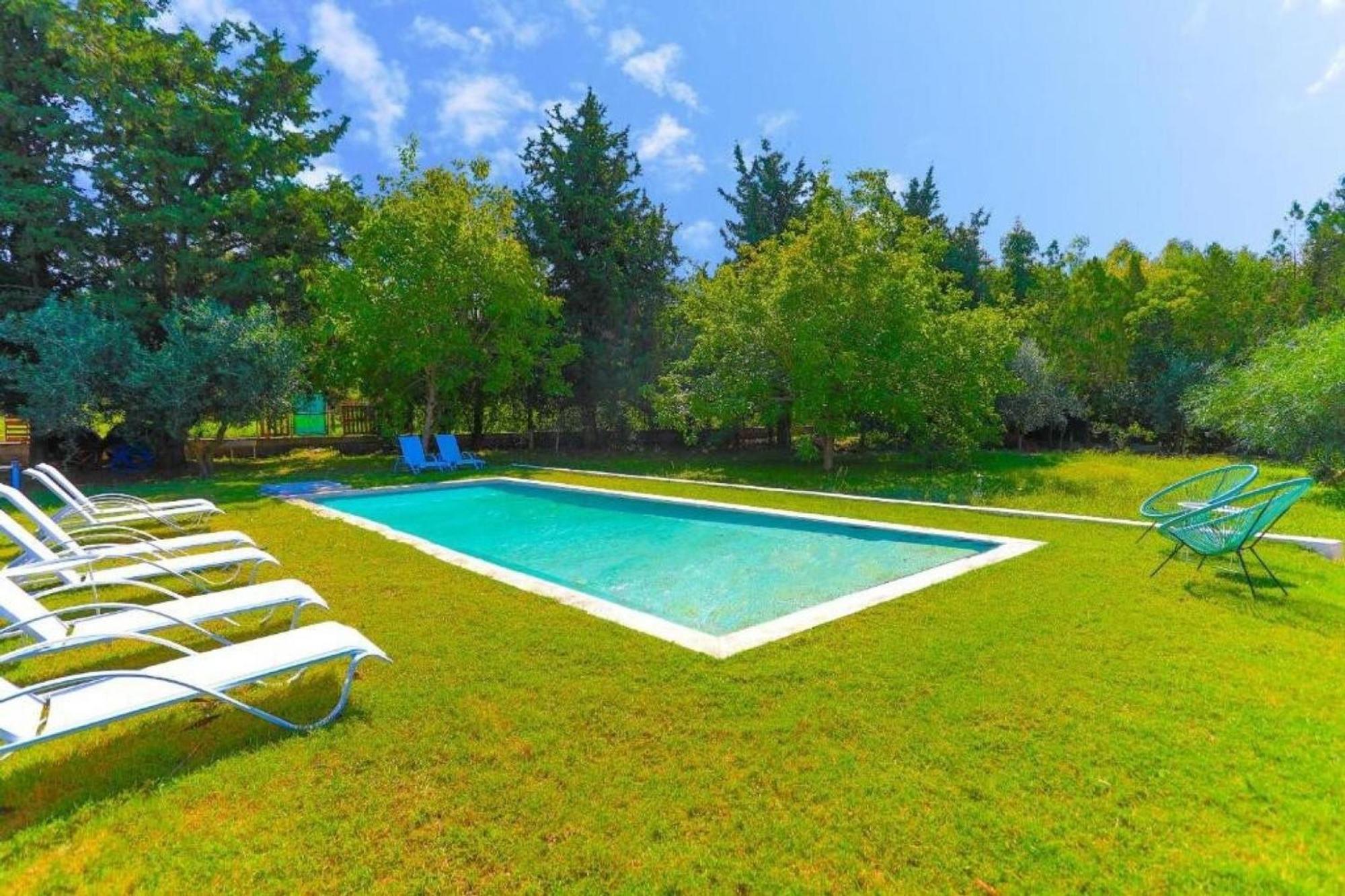 Secret Garden House - Private Garden With Pool Villa Acharavi  Bagian luar foto